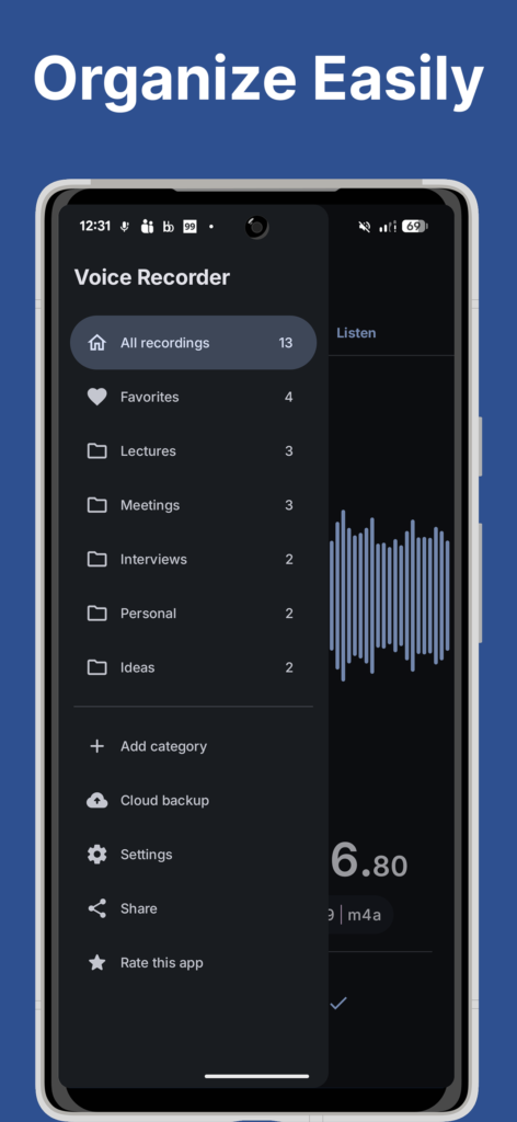 Voice Recorder screenshot