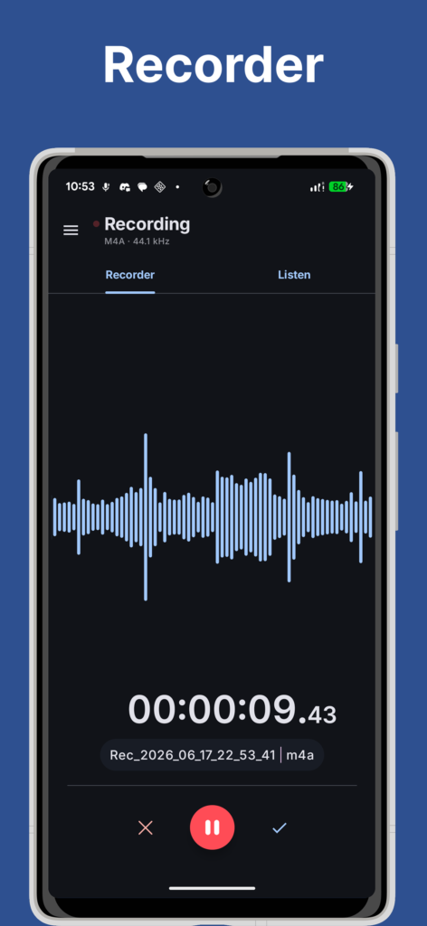 Voice Recorder screenshot